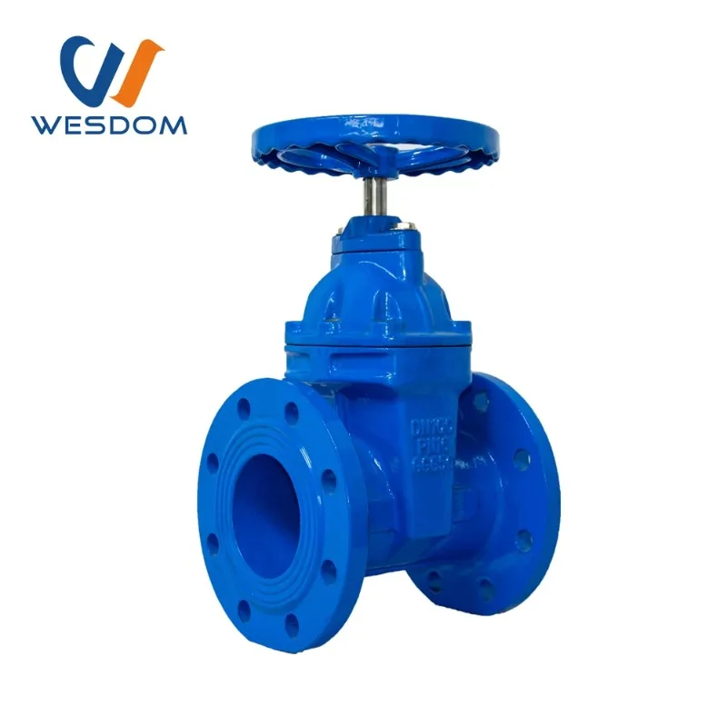 PN16 DN150 bs5163 ductile iron flange type manual slide gate valve with prices EPDM seat 2cr13 stem