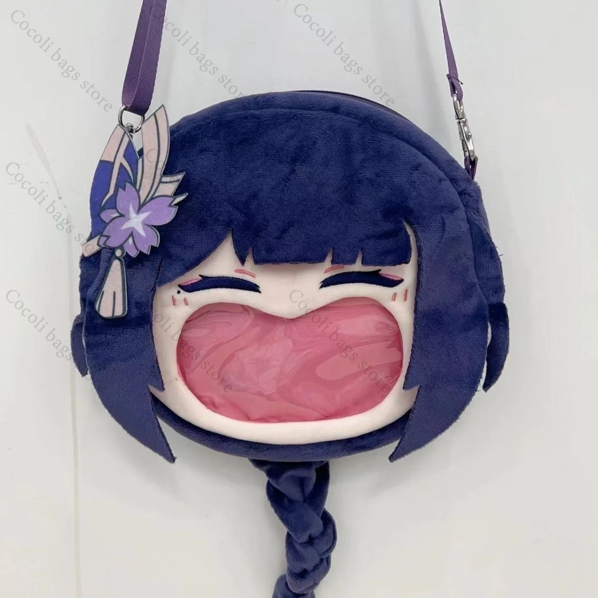 Game Genshin Impact Raiden Shogun Merch Backpack Kawaii Ita Bag for Comic Con Gift Women's Bag Cute Backpack Shoulder Bag