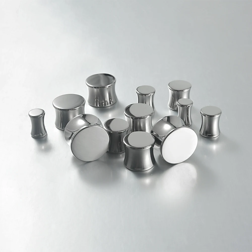 1pc Titanium Double Flare Ear Plugs Stretching Earring Gauges Expander Piercing Body Jewelry 6mm-16mm