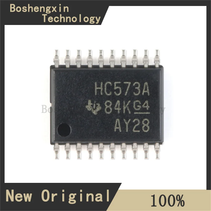 10Pcs SN74HC573APWR  Eight-Road Transparent Class D Latch with Tri-State Output TSSOP-20 SN74HC573APWR