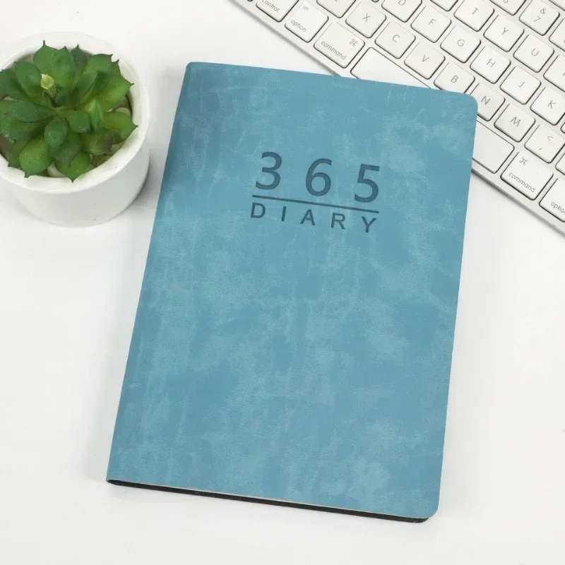 2025 Spain Agenda Protects Notebook Smart 365 Day Soft Leather Timetable Notepad, Spanish Planner Efficiency Notebooks Journals