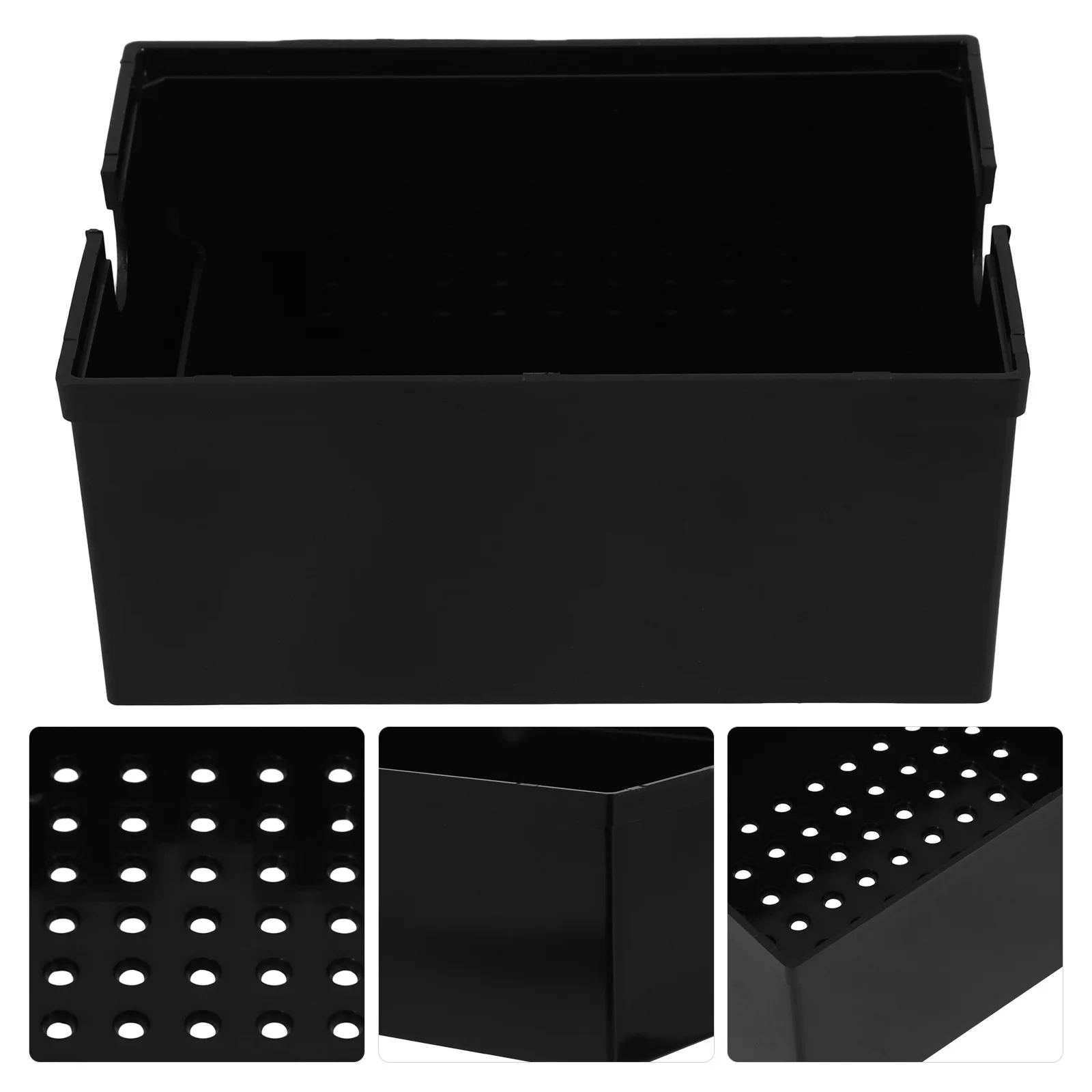 

Aquarium Drip Filter Box Black Acrylic Trickle Upper Fish Tank Filter Case Stackable High Oxygen Water Treatment