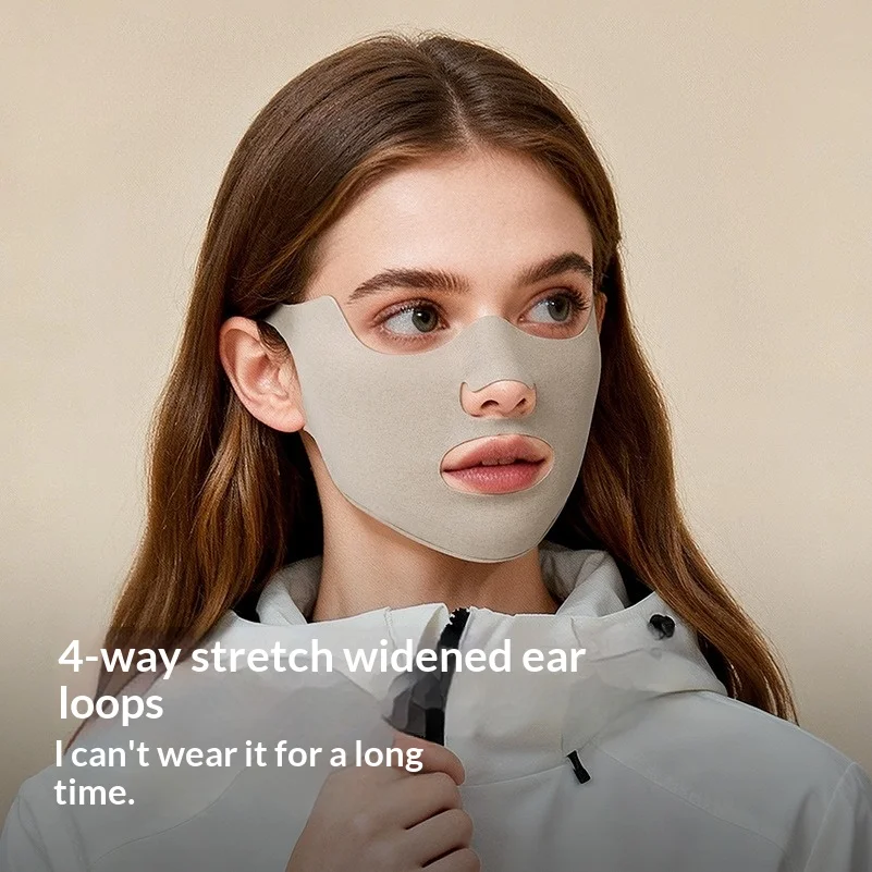 قناع دافئ للخريف والشتاء سميك لركوب الدراجات في الهواء الطلق وجيد التهوية ومقاوم للرياح وحماية من البرد قناع دافئ لزاوية العين #5