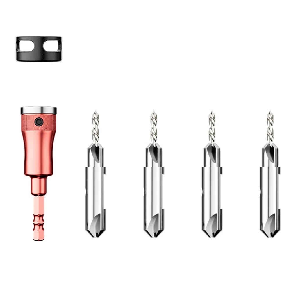 Senkerbohrer mit Stopper, einstellbarer Tiefenanschlag, 45-Grad-Multifunktions-Fasenfräser, umwandelbares Werkzeug