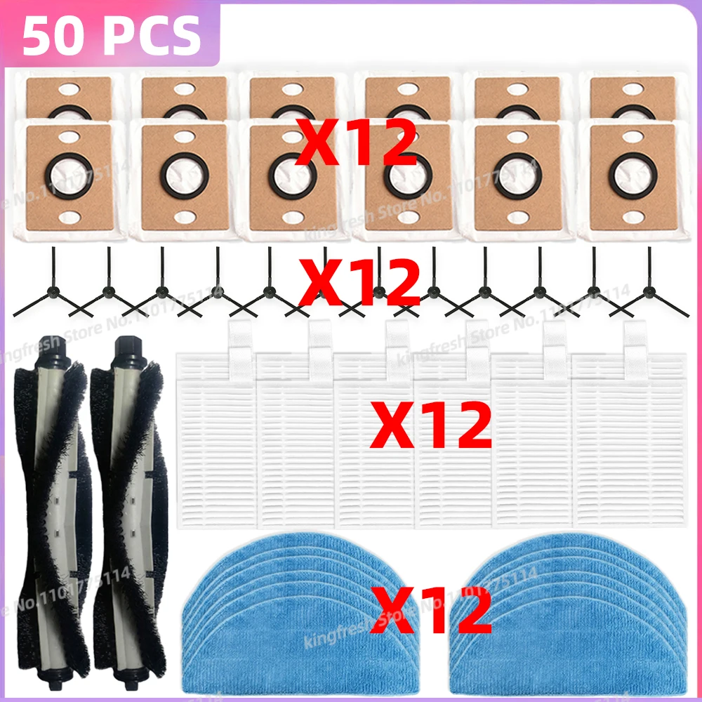 Compatibel Voor (ILIFE A30 Pro) Vacuüm Onderdelen Hoofdrol Zijborstels HEPA Filter Mop Doek Stofzak Accessoires