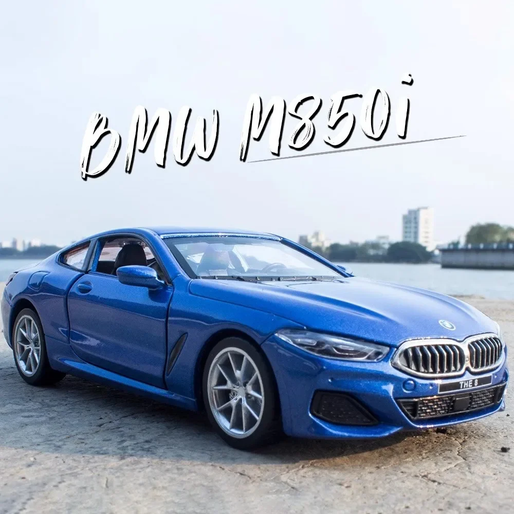 

Модель спортивного автомобиля CCA 1/35 BMW M850i из сплава, модель литая металлическая модели купе, имитация звука, фотоколлекция, детские подарки