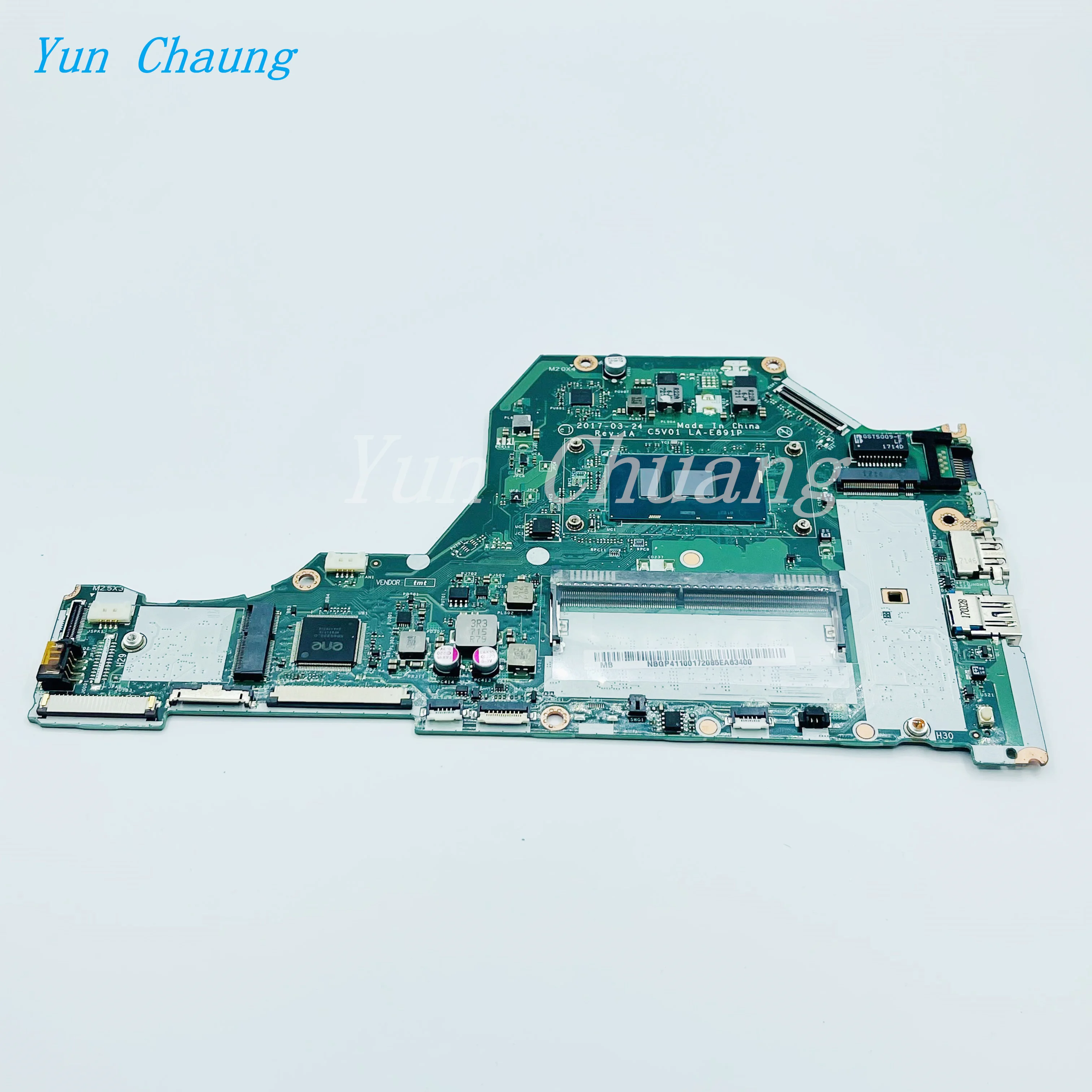 Imagem -06 - Laptop Motherboard para Acer Aspire C5v01 La-e891p Mainboard i3 i5 i7 Cpu 4gb de Ram tipo c 100 Teste ok A51551 A515-51g