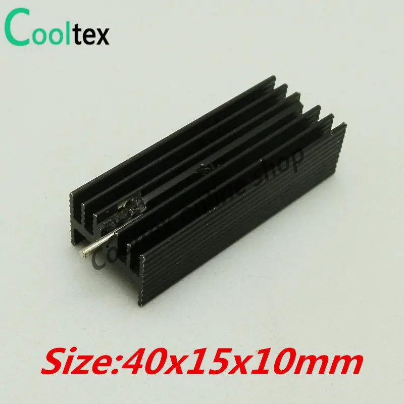 

10pcs/lot 40x15x10mm TO220 TO-220 triode IC chip heatsink heat sink radiator