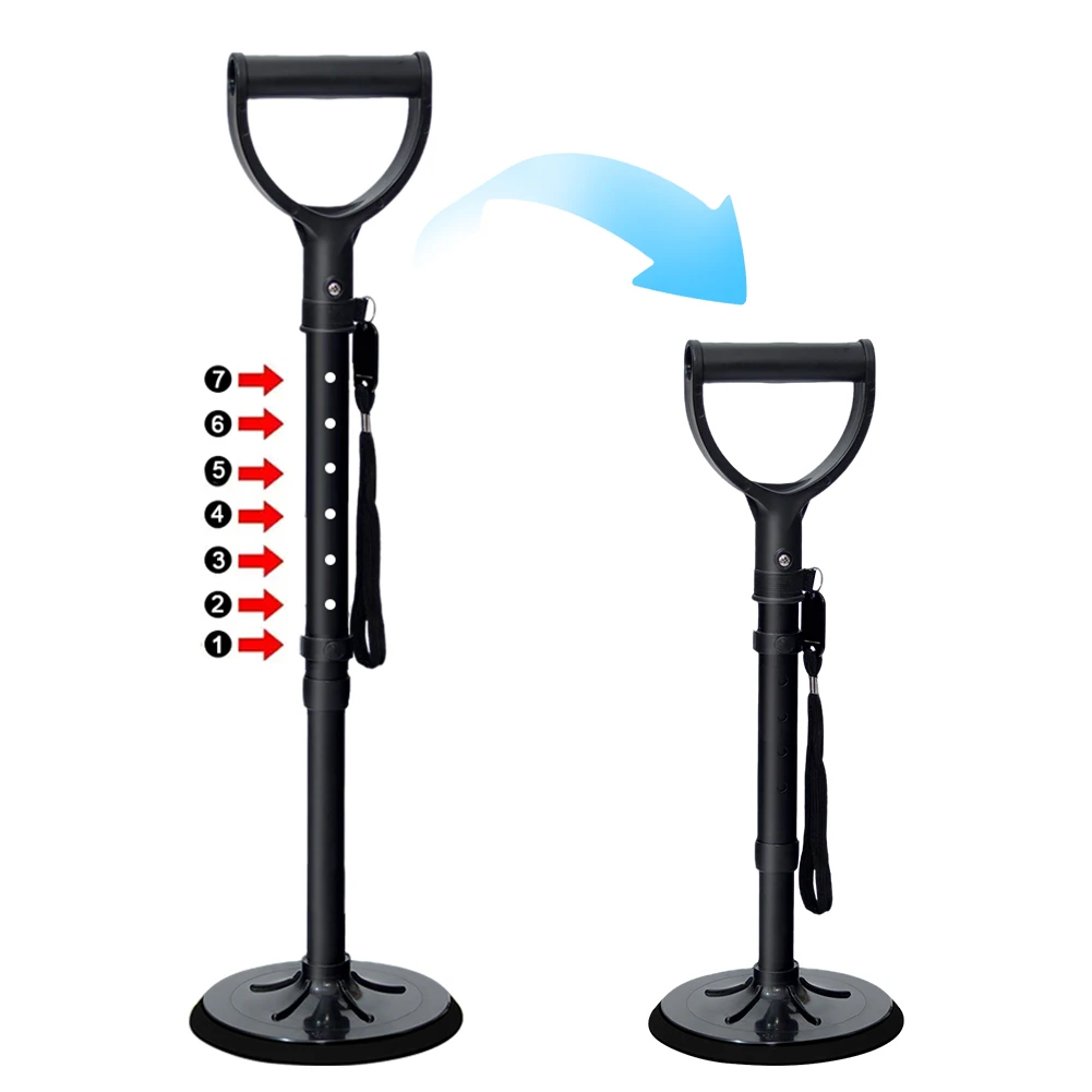 

Инструмент для поддержания мобильности с 7-уровневой регулировкой для помощи при вставании (черный)