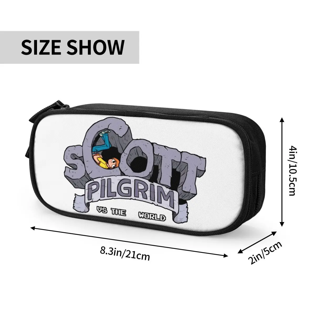 New Scott Pilgrim VS The World Pencil Case Pencil Box Pen Holder for Student Big Capacity Bag Students School Gifts Stationery