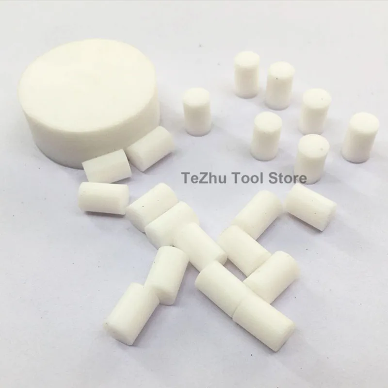 Solid PTFE Round Sheet Thick 0.5-8mm Corrosion-resistant High Temperature Seal Flat Gasket Disc Plate Dia 5-532mm