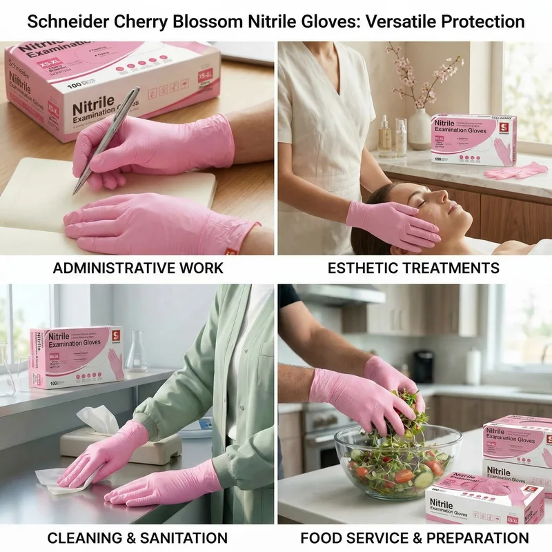 100pcs Deep Pink Disposable Ni - Rubber Glove Cleaning review and price
