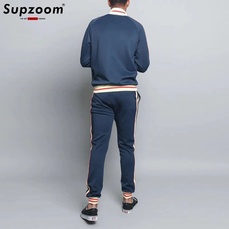 Supzoom มาใหม่แฟชั่น Leisure Uniform ฤดูใบไม้ร่วงและฤดูหนาว Casual กีฬารองเท้าวิ่งกีฬาผู้ชายชุด