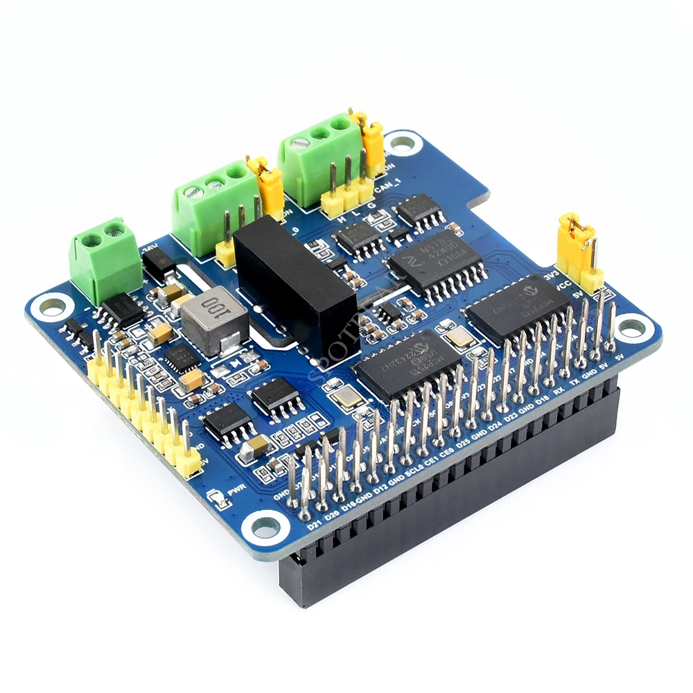 

Raspberry Pi CAN bus dual-channel isolated expansion board has built-in multiple protection circuits