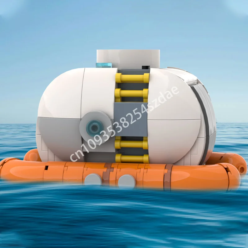 

196 шт. MOC Lifepod 1 строительные блоки Subnautica, образовательная идея для подростков, детская рождественская игрушка, подарок, конструкция пластика