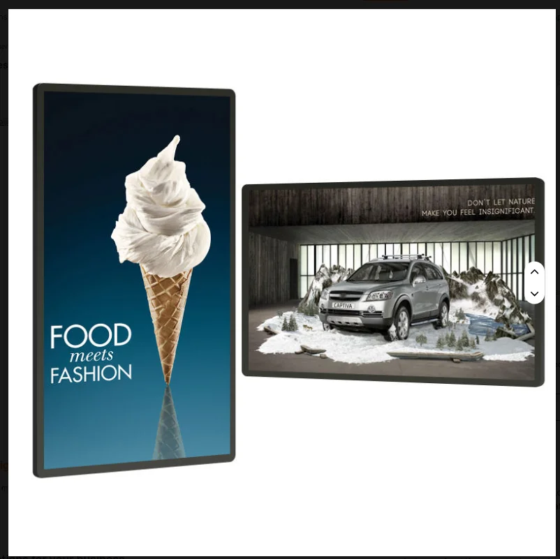 55 inch Portable digital poster lcd android smart indoor Advertising Player screen display board digital signage and displays