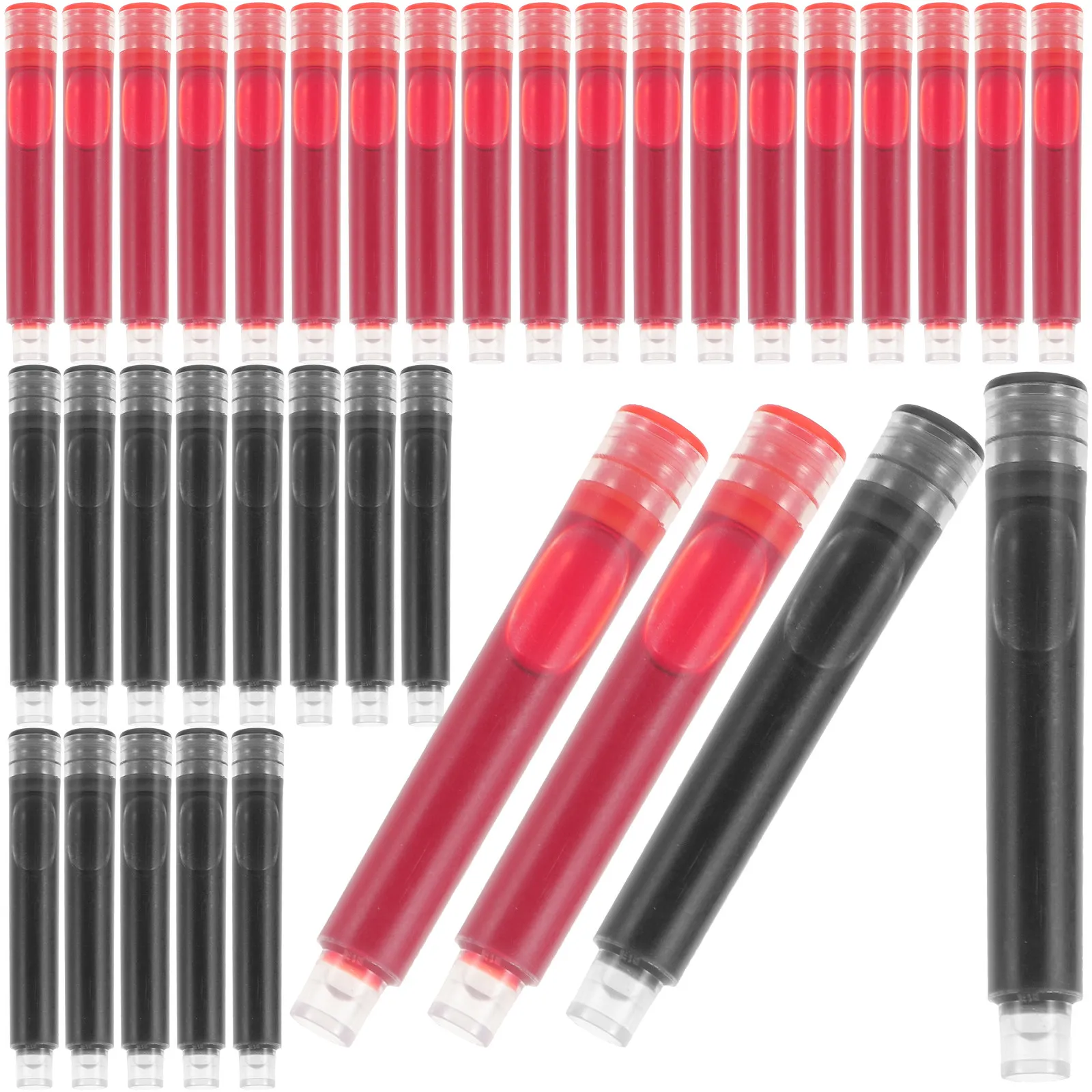 

100Pcs Fountain Pen Ink Refills High Flow Absorption Lightweight Compact Design for Students Office Workers Calligraphy Ink