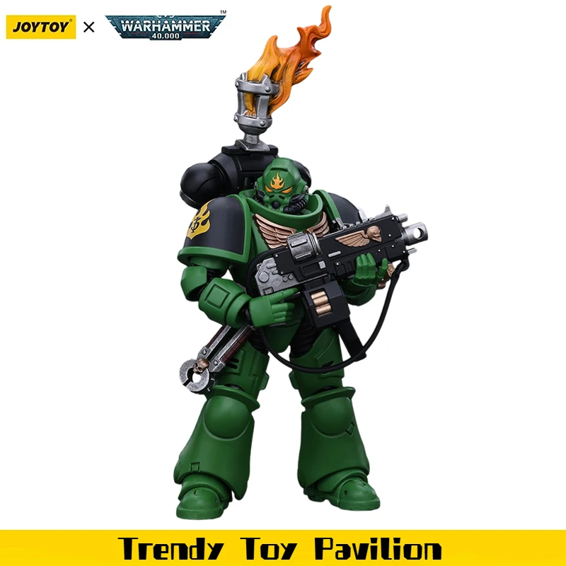 

【JOYTOY】Warhammer 40K Salamanders Intercessors Sergeant Tsek'gan 1/18 Action Figure Toy Collection