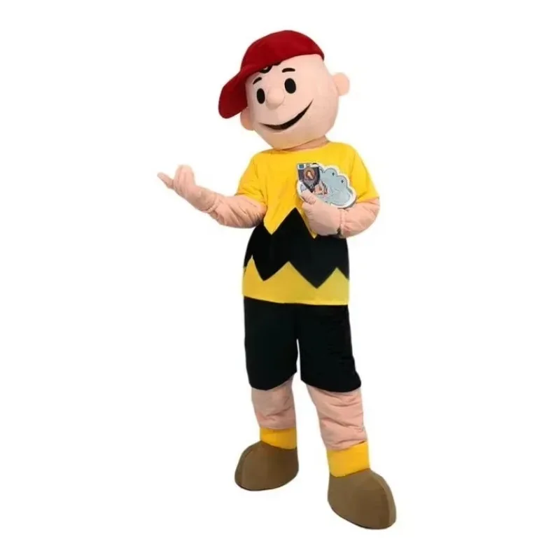 

New Cute Boy Mascot Doll Costume Adult Mascot Costume for Christmas Purim Party Clothing Fancy Performance Show