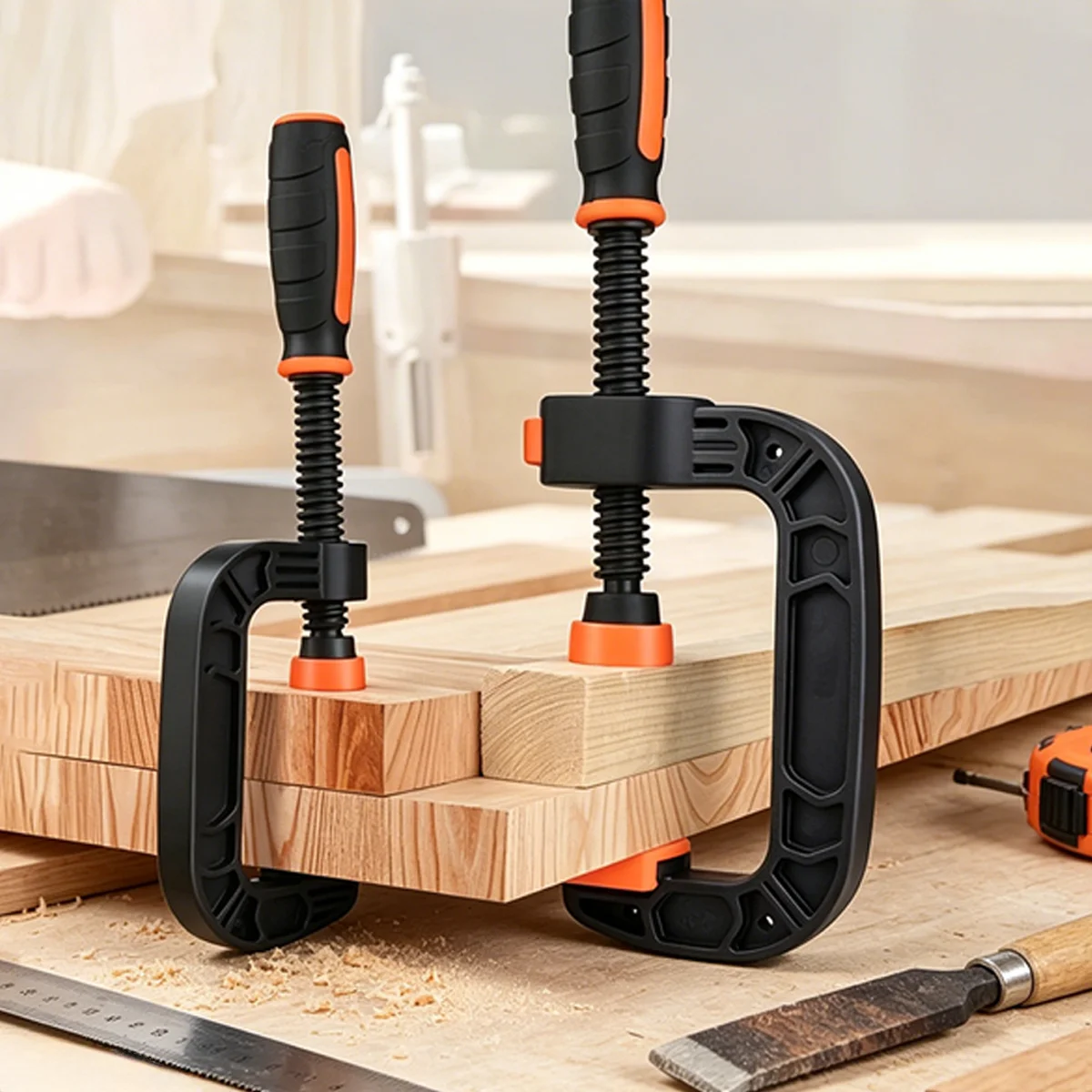 2PCS G-Type Clamps, 2-Inch Woodworking Quick Clamps, Woodworking Clips, Clip Holders, DIY Renovation Tools, Woodworking Tools