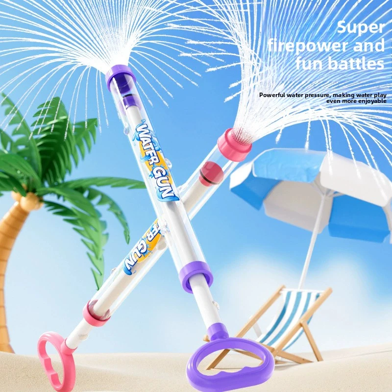 

38cm Fire Works Water Gun Pull-Back Water Squirter Blaster Shooter Outdoor Summer Swimming Pool Beach Games Water Toys