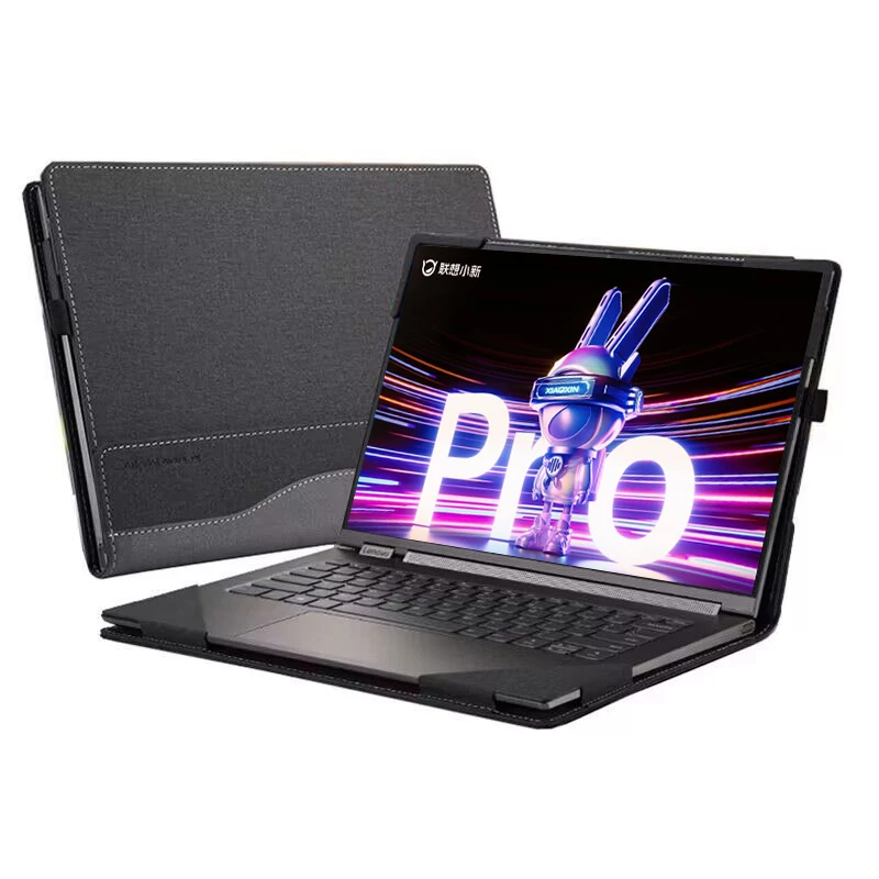 Capinha para Lenovo Xiaoxin Pro 16 2023 Nova Luva do Portátil Couro Plutônio 2023 Destacável Notebook Capa Pele Stylus Presente