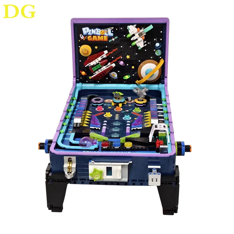 

Mini Pinball Machine in Building Blocks with English Assembly Manual