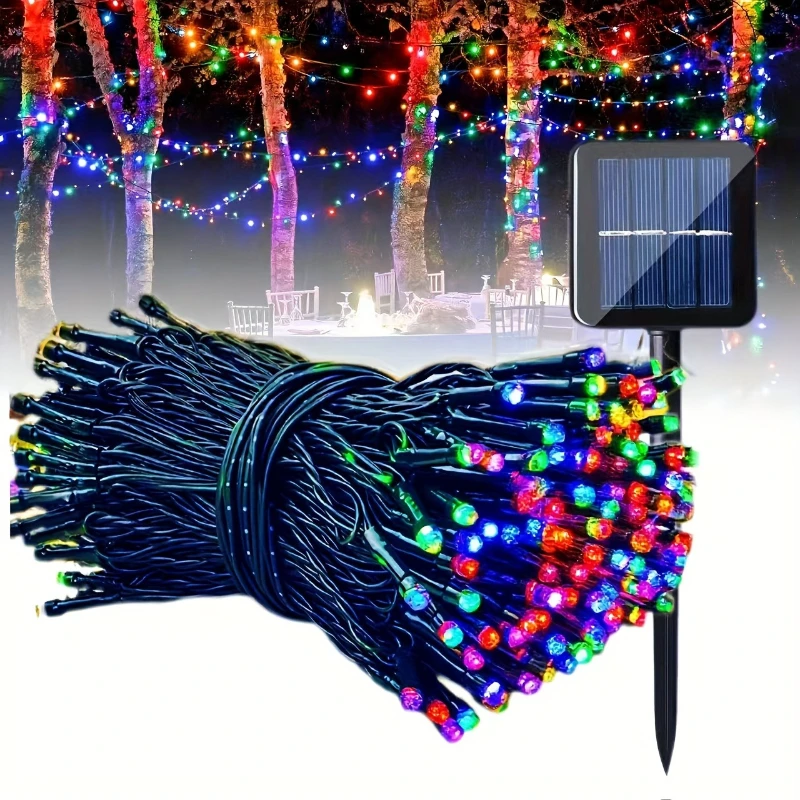 

LED Outdoor Solar Fairy String Lights 50/100/200/300 LED 8 Modes for Party Wedding Garden Yards Bedrooms Christmas Decorations
