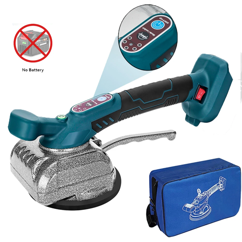 Mesin Pemasangan Ubin untuk Baterai Makita 18V 5 Kecepatan Mesin Pemasangan Ubin Alat Listrik Lantai Dinding Listrik Meratakan Getaran