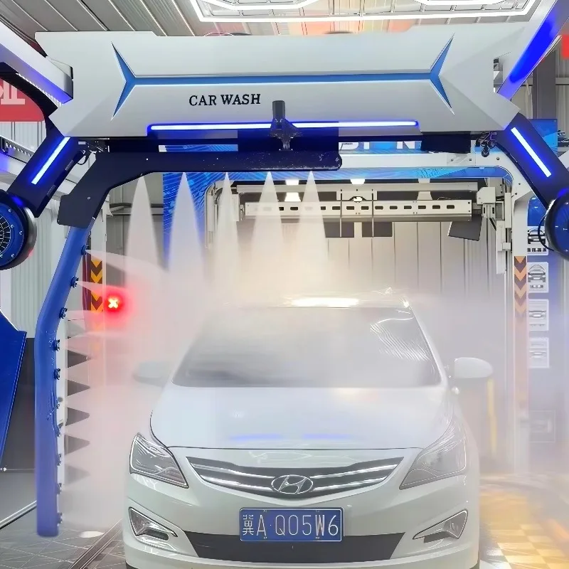 Customized High Efficiency Water-saving Automatic Touchless Car Wash Machine, Powerful 23KW Easy Installation