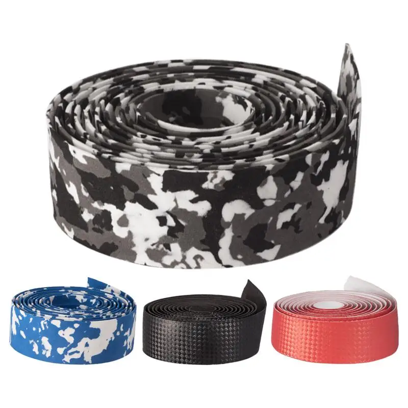 Bicycle Handlebar Tapes Carbon fiber Grips Road Bike Handle Grip Tape Cycling Anti-slip Handlebar Bar Tapes Strips Comfortable