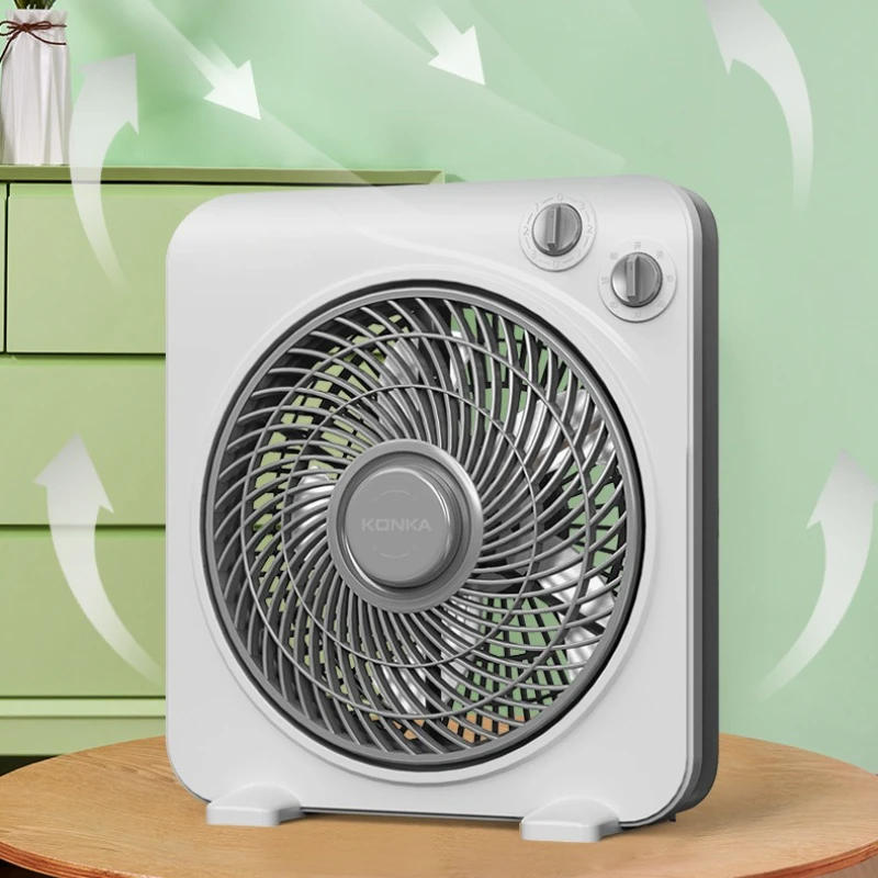 

Low Noise Desktop Page Fan-3-Speed Timer Control Mini Fan for Bedroom/Study Portable Air Conditioner Companion with Spiral Wind