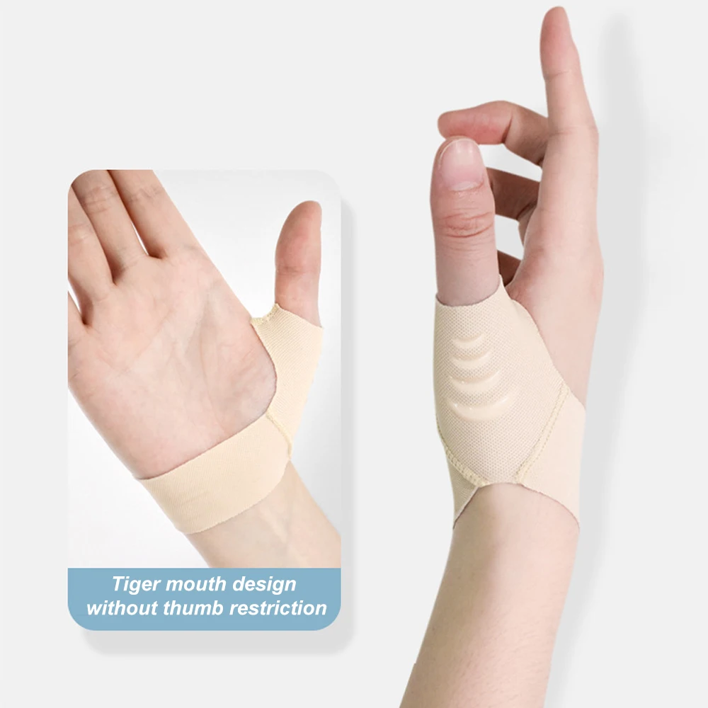 1Pcs Elastic Thumb Support Brace Liner - Soft Thumb Compression Sleeve Protector for Relieving Pain, Arthritis,Tendonitis,Sports