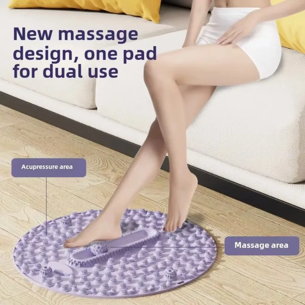 Neue Multifunktionale Fuß Massage Matte Muskel Entspannung Schmerzen Relief Spaziergang Massage Matte Runde Workout Matte Fitness Yoga Zubehör