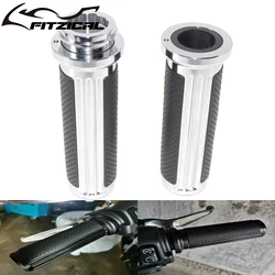 1'' Motorcycle 25mm Handlebar Grips Electronic Throttle Hand Grips For Harley Touring Ultra Limited FLHTK FLHX FLTRX Softail FLS