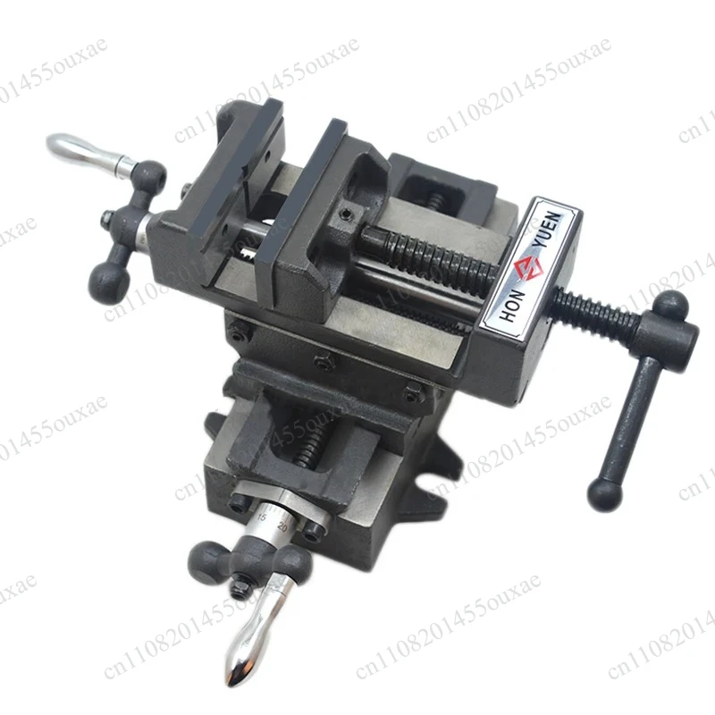 3 Inch Precision Heavy Duty Cross Slide Bench Vise Dual Axis Milling Drill Machine Clamping Workholding Tool
