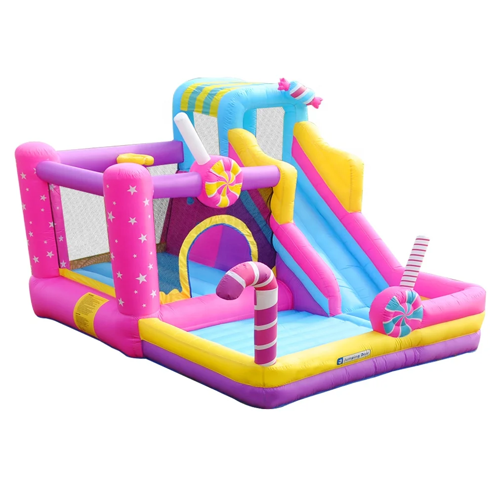 

Wholesale combination trampoline bouncy castle high quality bouncing house jumping castle with slide bouncing house