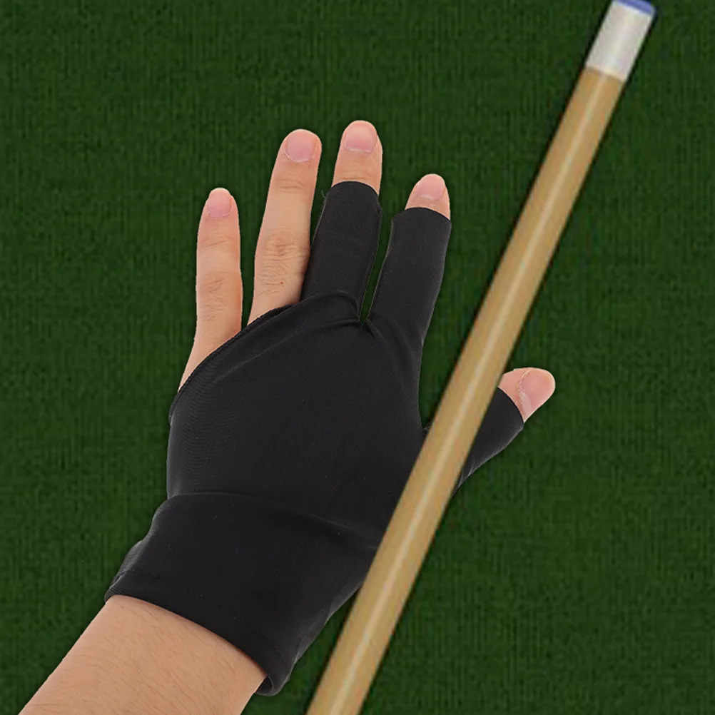 

2pcs Pool Breathable Wear-Resistant Snooker Billiard Elastic Sports Gloves Professional Billiard Snooker Gloves For Table