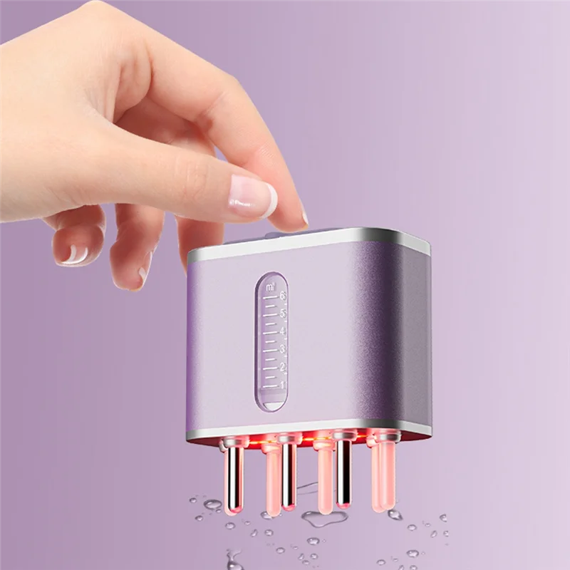 

FSLH Hair Oil Applicator Scalp Massager Electric Hair Massager Brush For Hair Treatment Growth Medicine Fluid Essential Oil -A