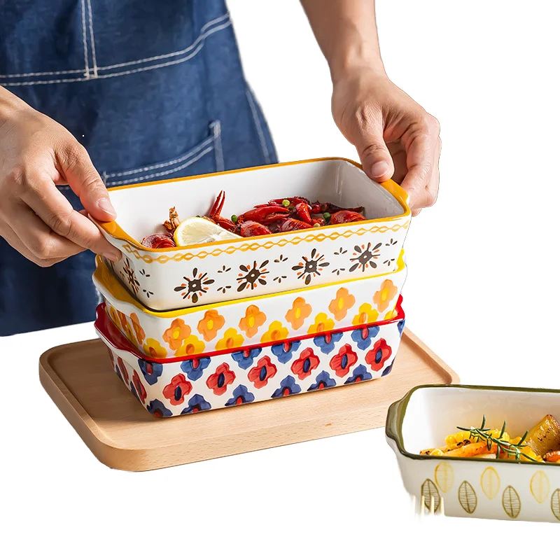 Cheese Rectangle Microwave Pan Home Baking Baking Dishes