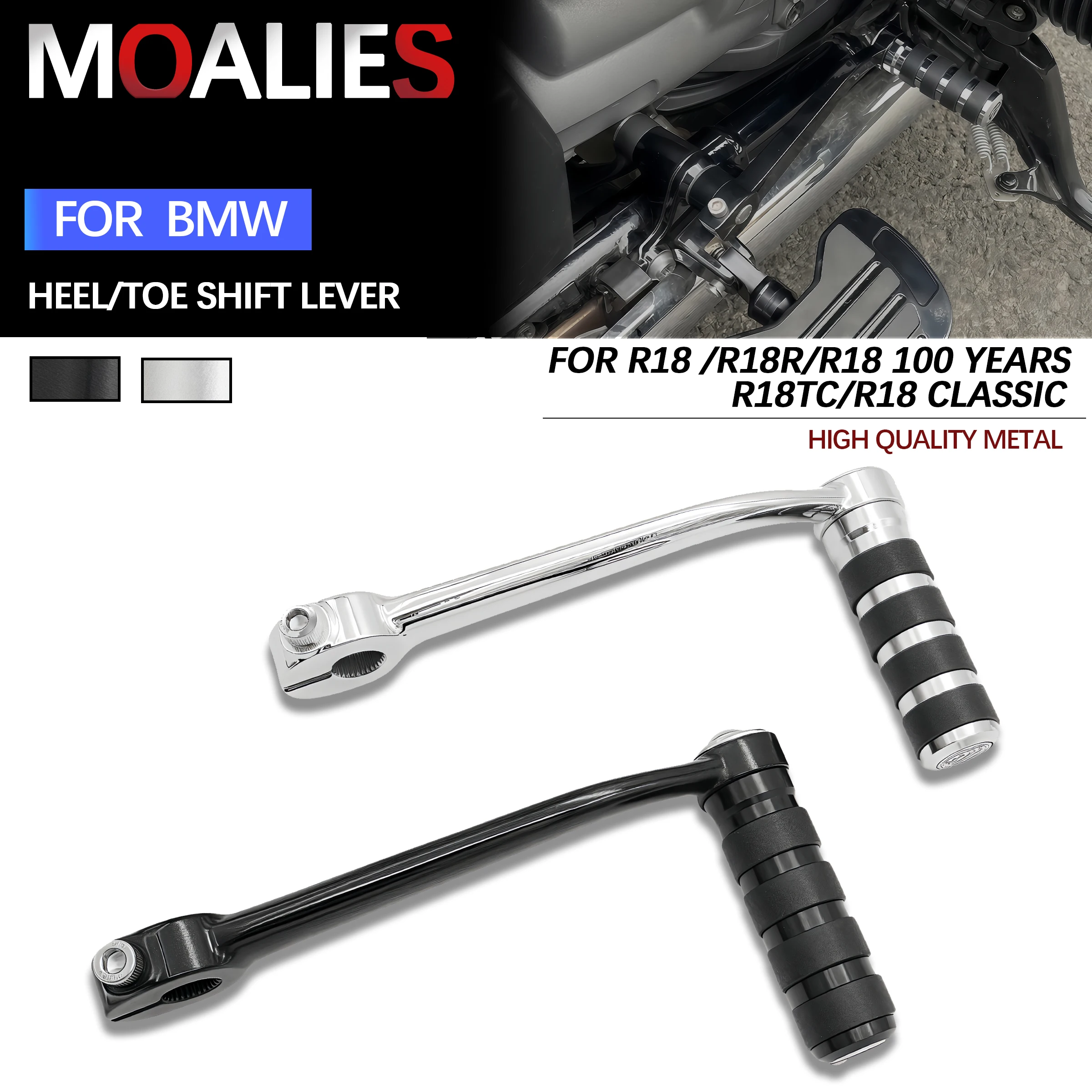 

For BMW R18 Roctane R18B Transcontinental R 18 B/Classic/100 Years Foot Heel Toe Shift Lever Kit Shifter Peg Rear Gear-Shift