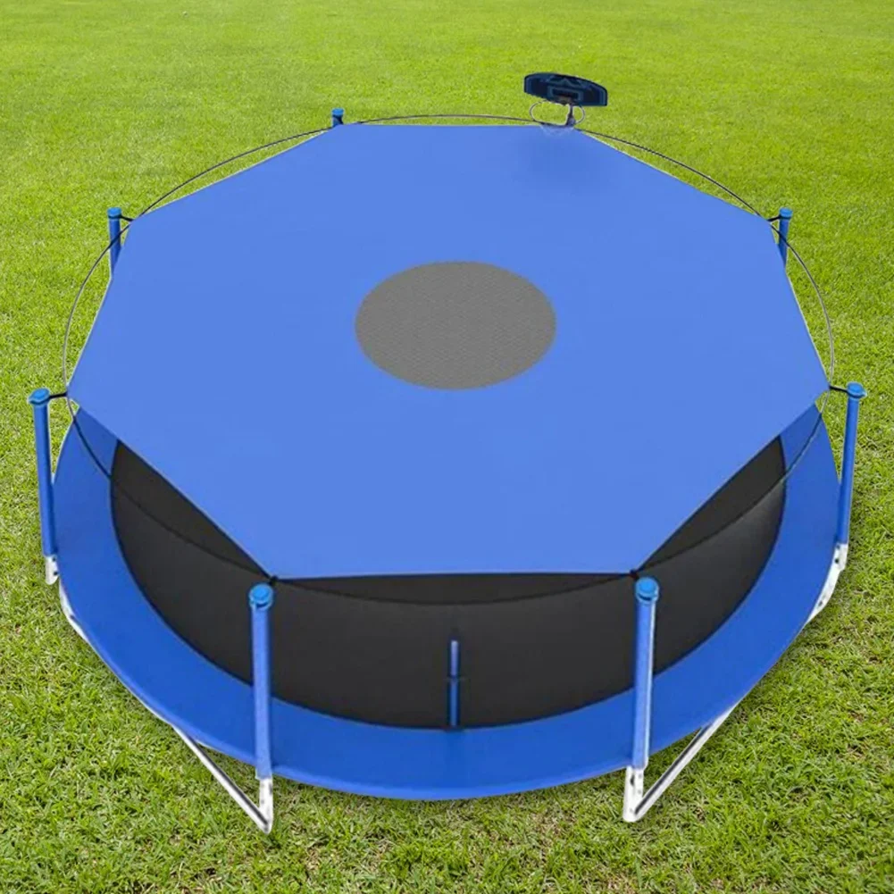 6/8/10ft Trampoline Cover Sun-Protection Trampoline Shade Cover Trampolines Sunshade Accessories for Outdoor Backyard Playground