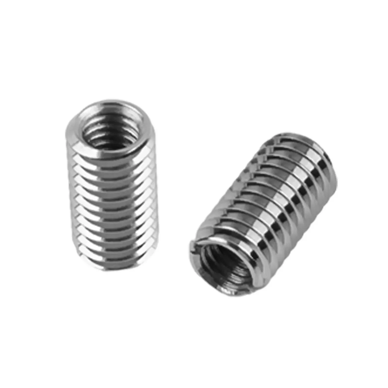 Reducer Inserts 10pcs Threaded Insert Inner M6X10 Outer M8X125 Length 15MM Male Female Nut Wide Range of Applications