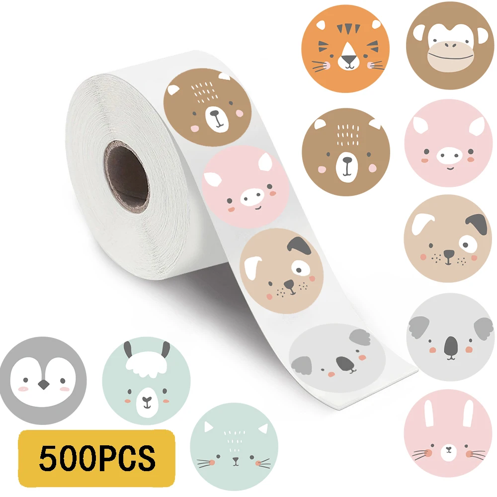 500PCS Stiker Hewan Rall Permainan Personalisasi Ponsel Kasual Laptop Koper Sekolah Hadiah Label Segel Dekorasi Stiker Rall