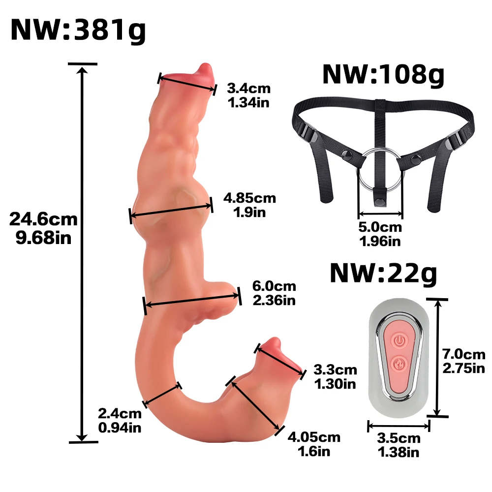 ANOSX المزدوج رئيس تهتز دسار حزام على بعقب المكونات لينة سيليكون المكونات الشرج قضبان اصطناعية واقعية مثليه اختراق لعبة الجنس النساء
