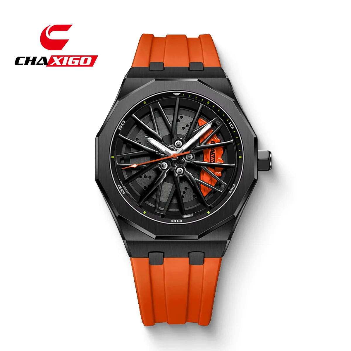 

CHAXIGO new watch wheel rotating quartz watch trendy fashion waterproof men's watch