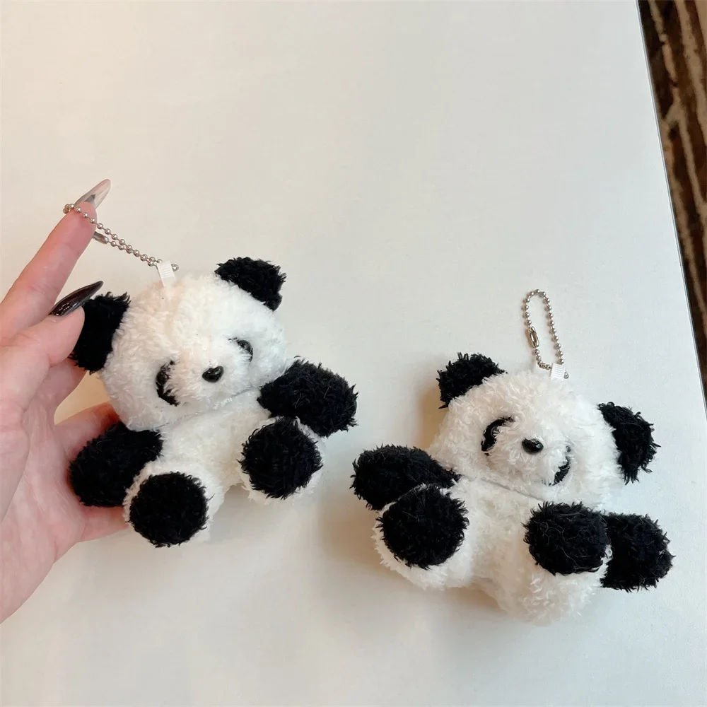 for AirPods 5 Pro 3 2025 Pro2 1 2 3 4 Cute Fluffy Panda Soft Warm Case Full Protection Earphone Bag Funda Furry Shockproof Cover