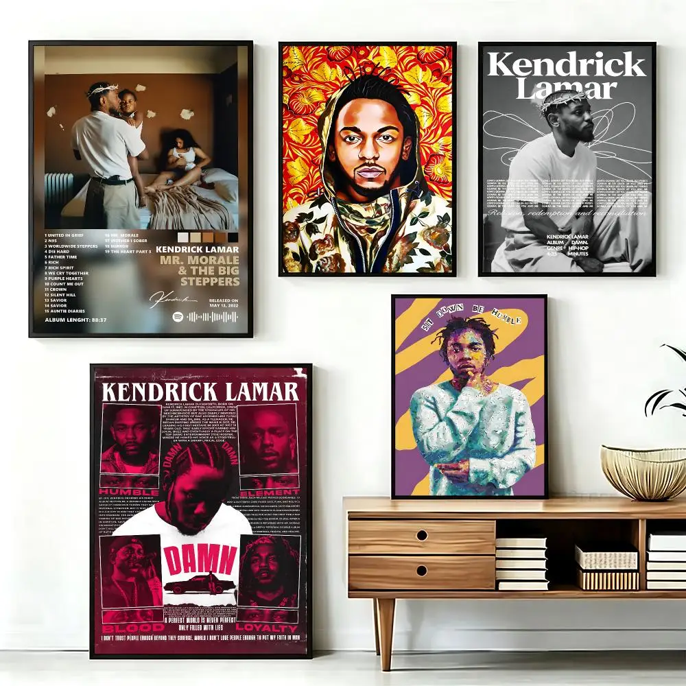 music Kendrick Lamar Poster  Poster HD Printing Fresh and Nordic Home Decor Wall Art for the Living Rooms Hallways Gift Giving