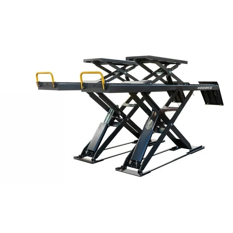 Automobile ultra-thin large shear lift 4 tons lift tire 3D four-wheel aligner repair shop equipment