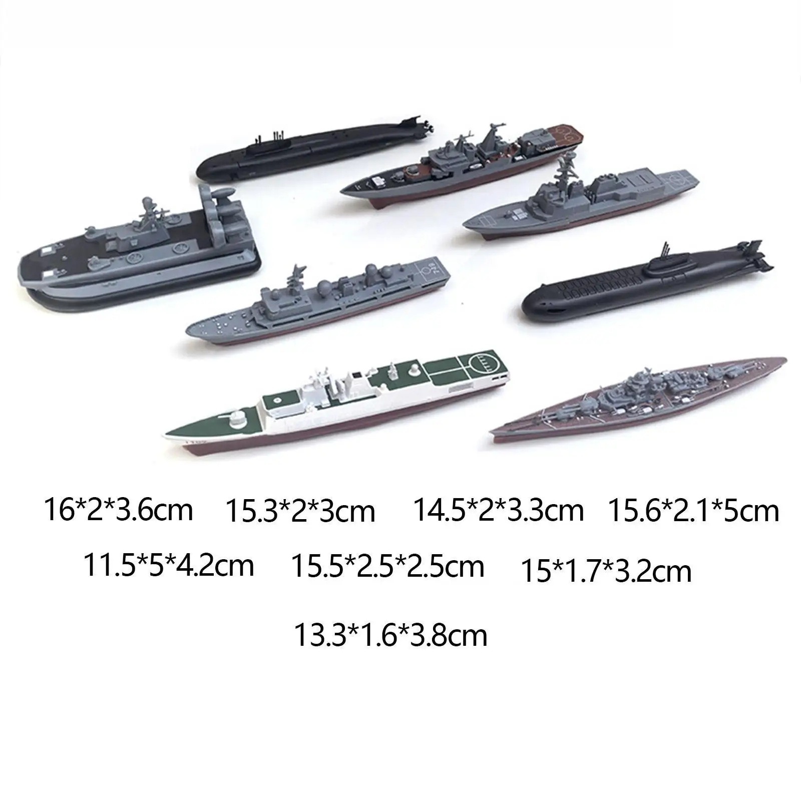 Unfinished 4D Warship Model Kit Miniature Guard Ship Puzzle Toy Handcraft Building Set for Coffee Shop Home Decor Gift